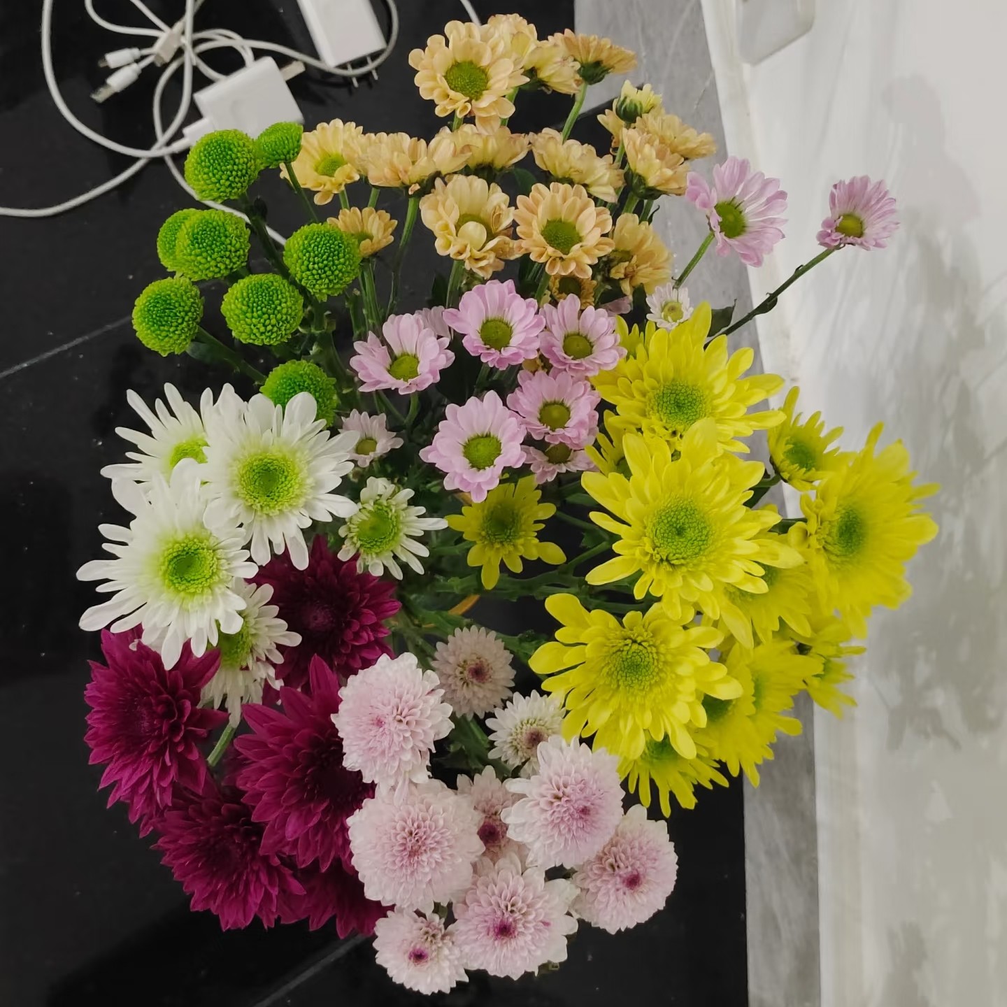 ♛随机混搭小雏菊3～5色♛ 全场两单送配草 三单送花瓶  拒收不售后