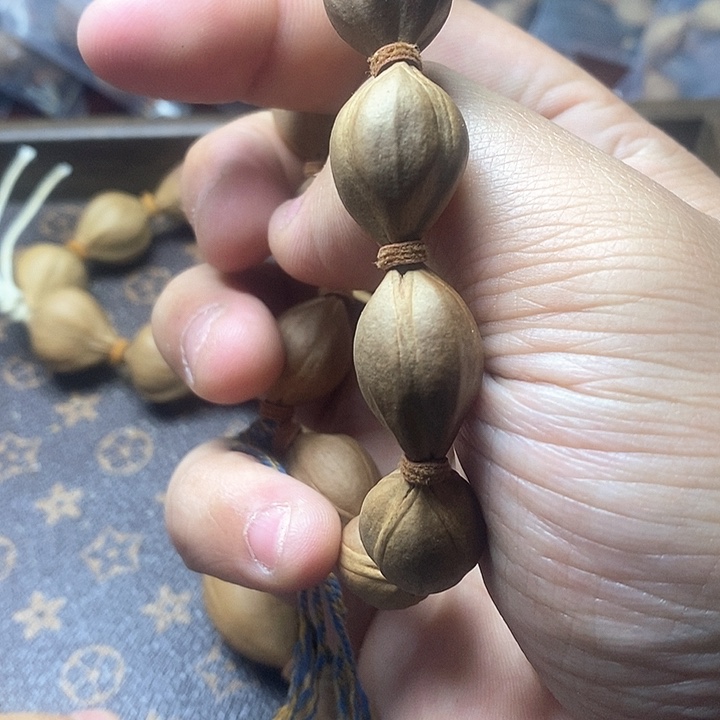 手串/手链橄榄核1.4铁核四花手串10颗