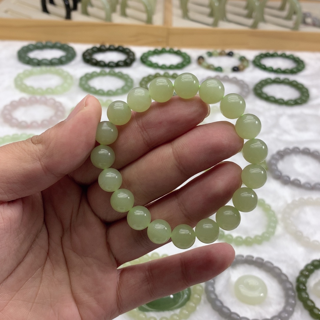 和田玉未镶嵌手串（晴水10）