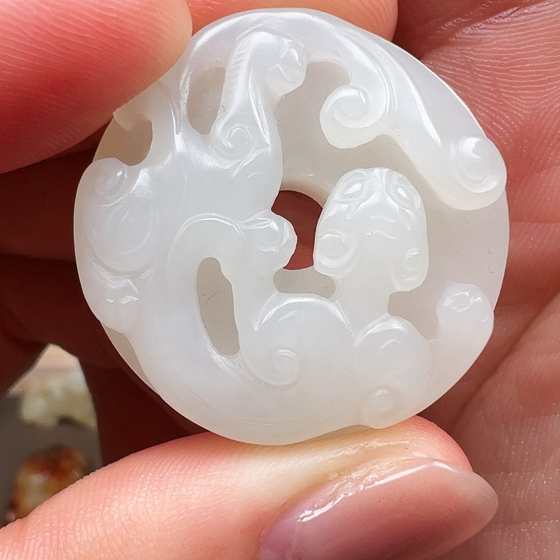 和田玉颈饰未镶嵌D***侽