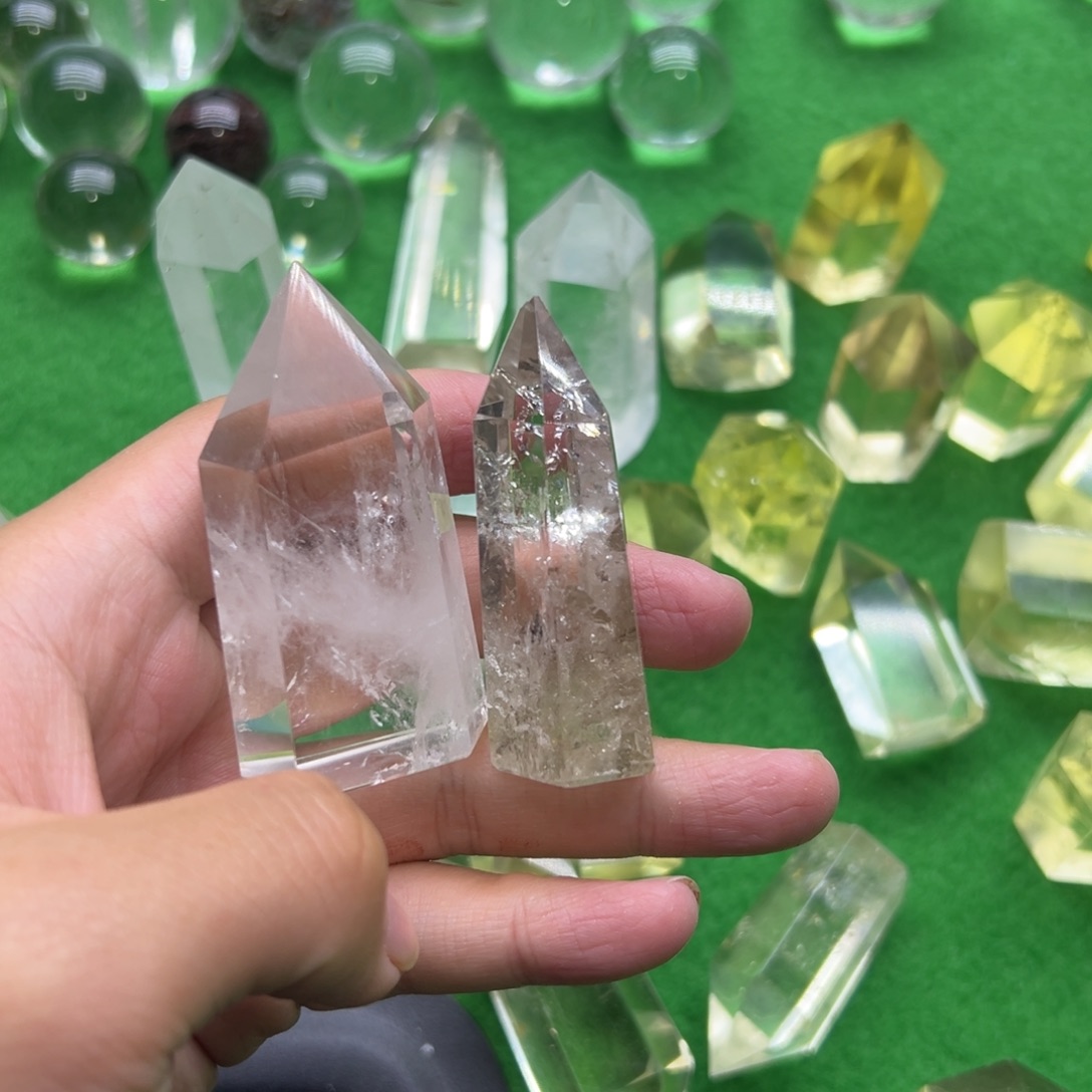 珠宝半成品水晶未镶嵌