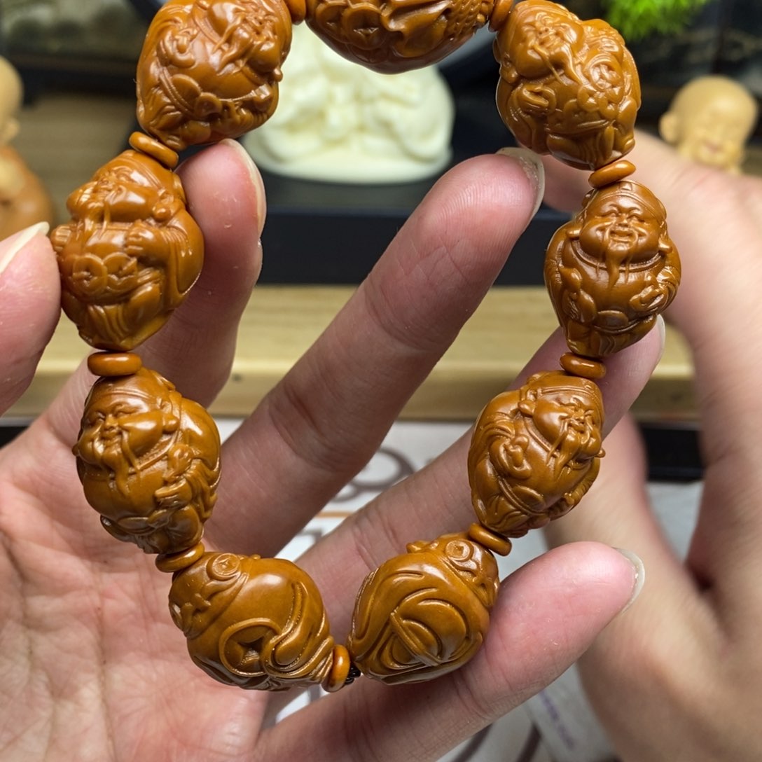 橄榄核手串/手链橄榄核雕工艺手串