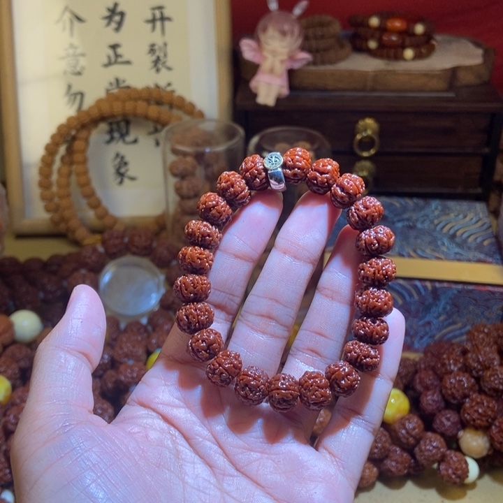 吊坠金刚菩提126玉化单金标