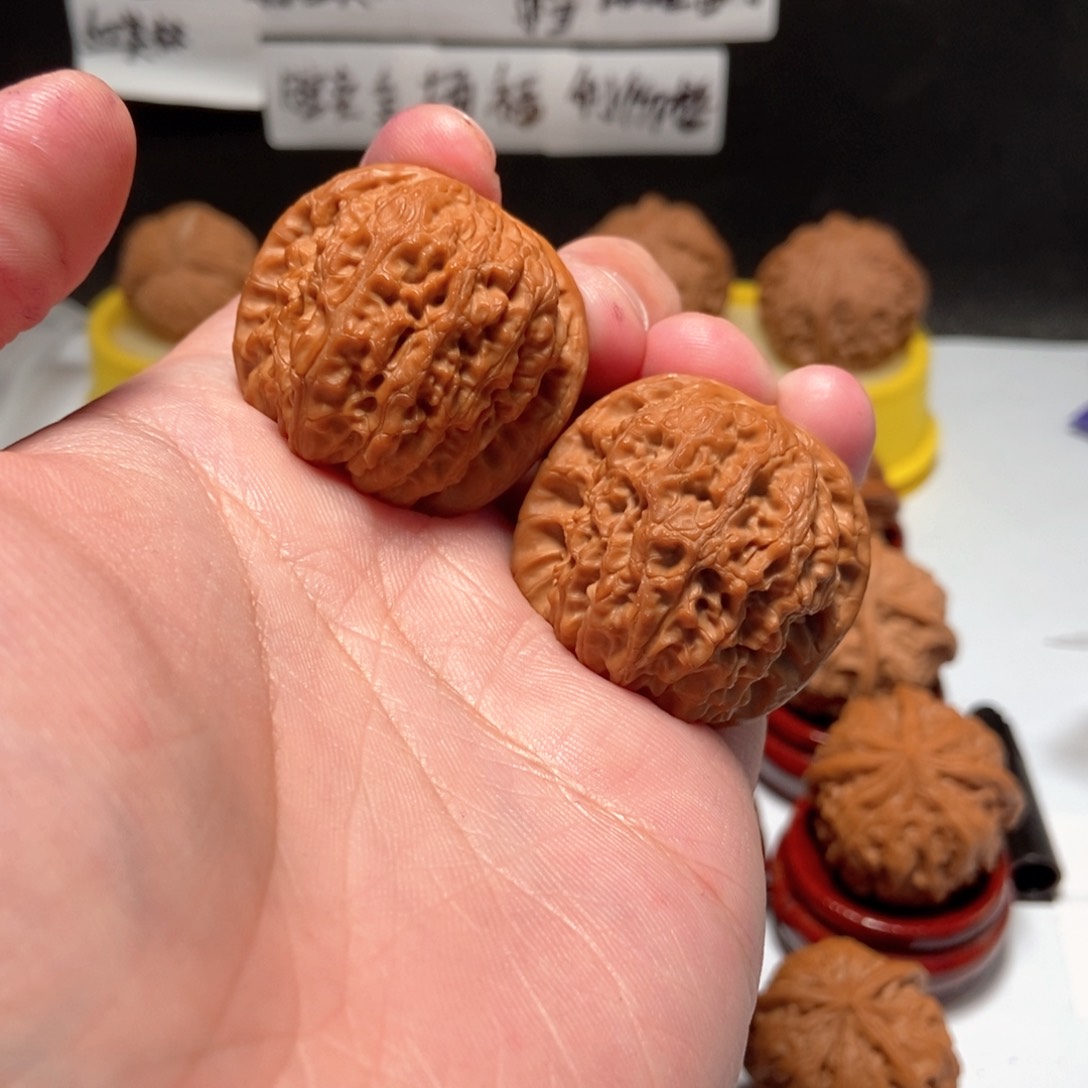 吊坠文玩核桃血麒麟37尺26