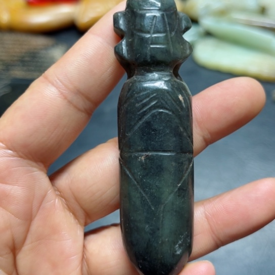 吊坠白玉菩提把件