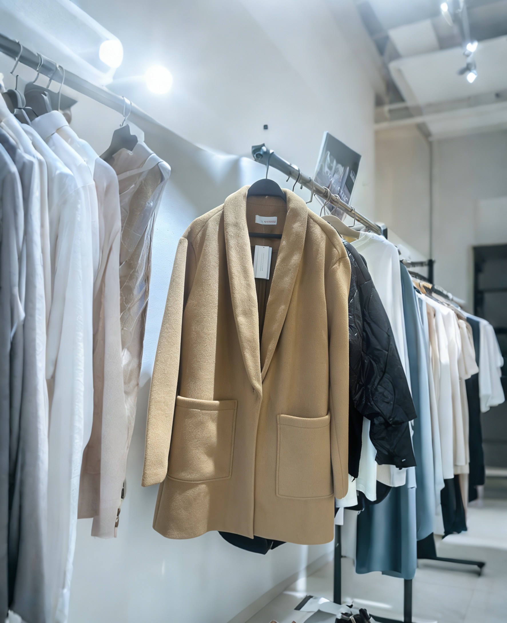 经典驼色大衣通勤款不挑身材上身非常先温柔称肤色显白