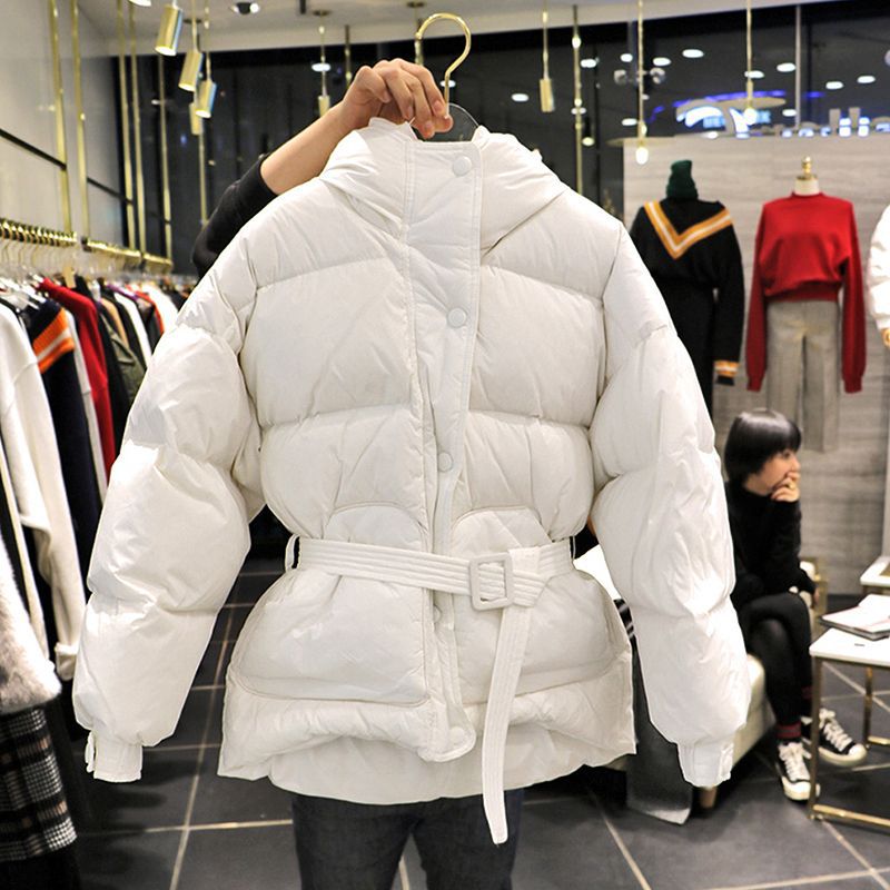 羽绒服女短款新款小个子韩板收腰加厚时尚宽松显瘦冬季外套潮