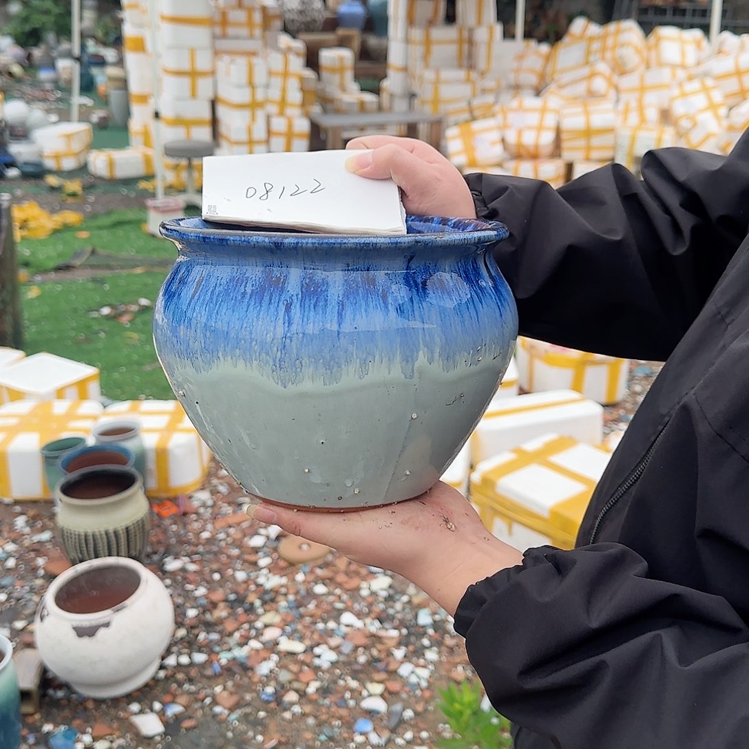 紫砂花盆王老板花盆1108-122