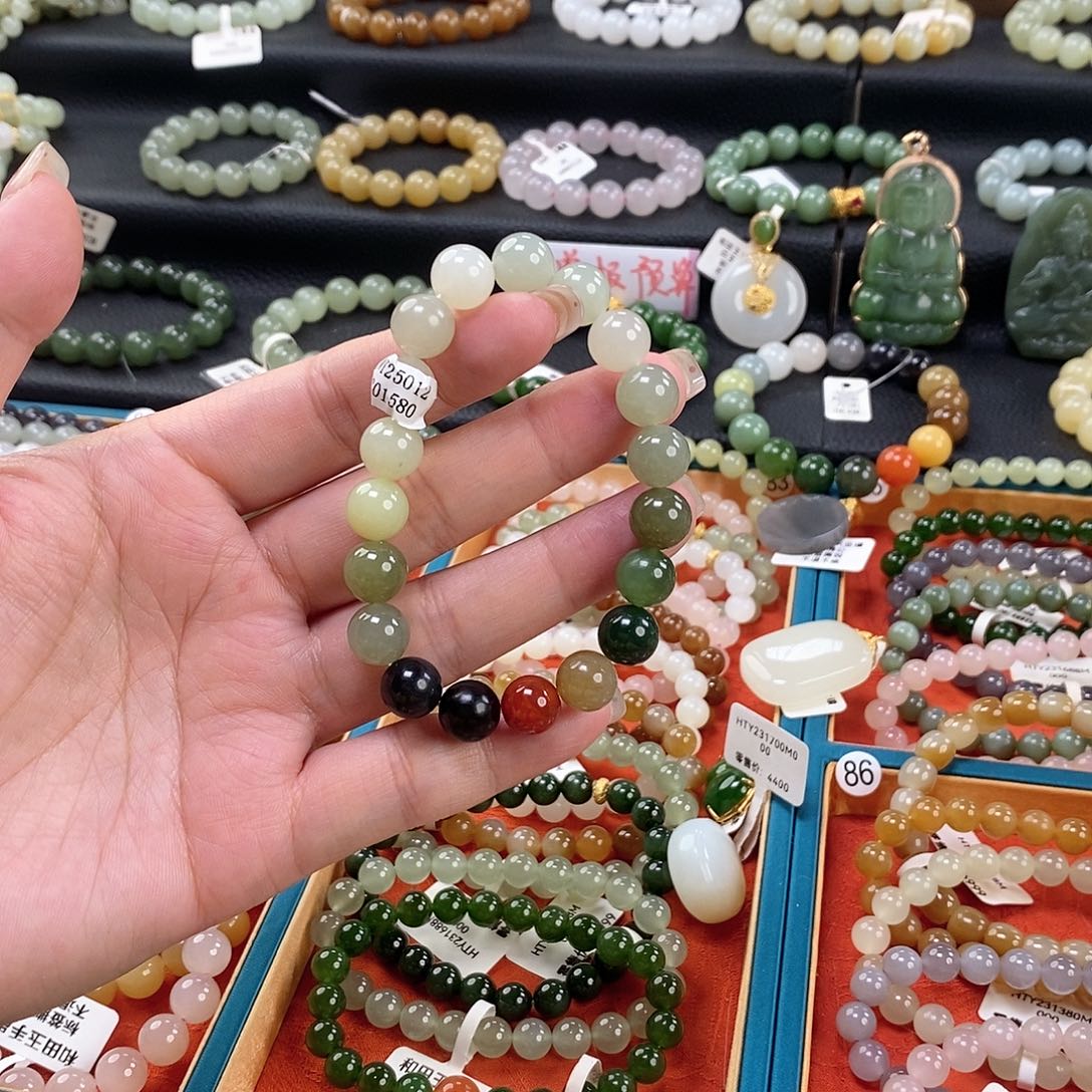 和田玉手链 10MM未镶嵌福利款