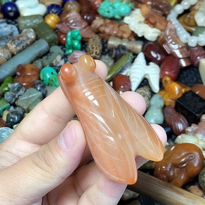 和田玉未镶嵌颈饰114