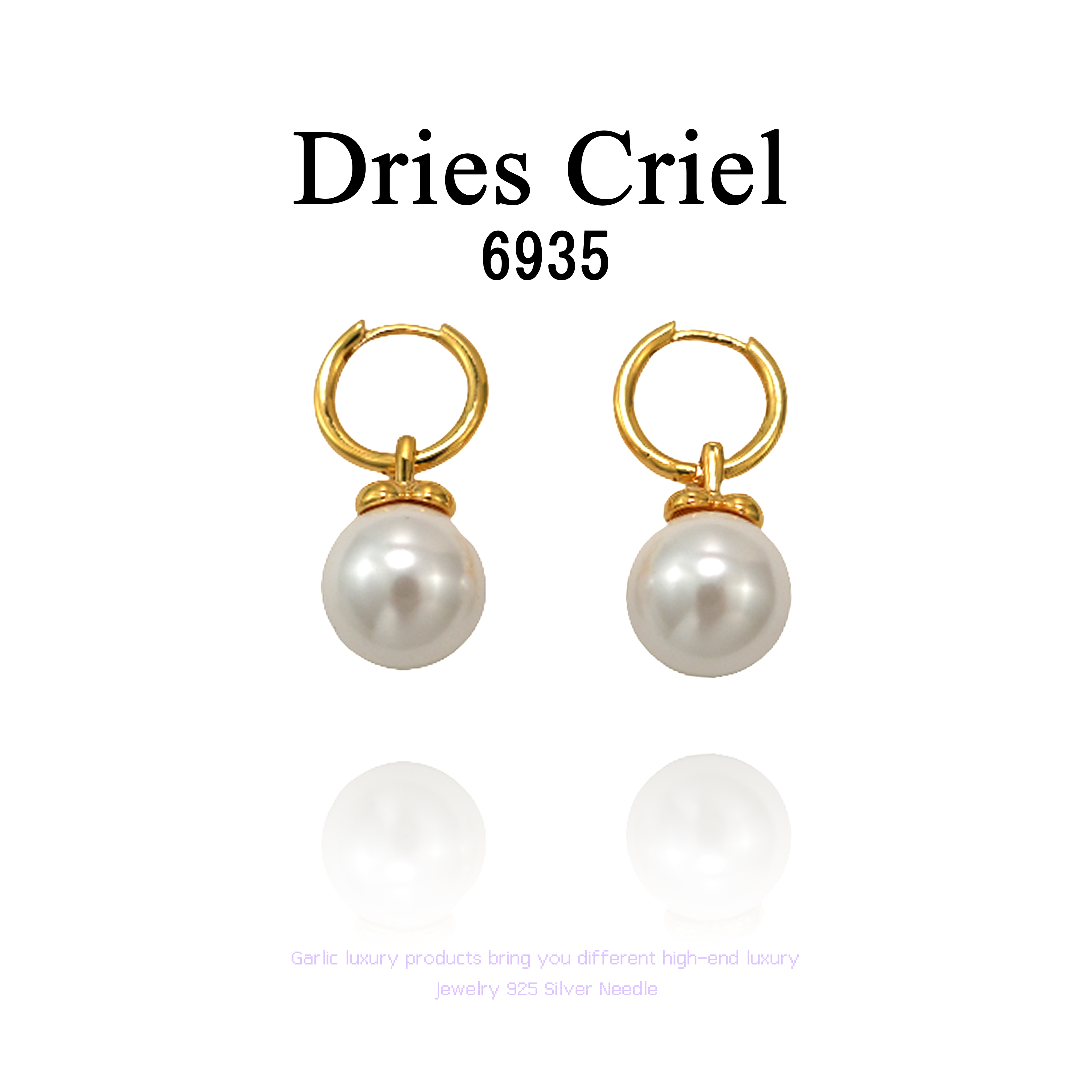 铜合金耳饰 Dries Criel耳饰~6935-2白