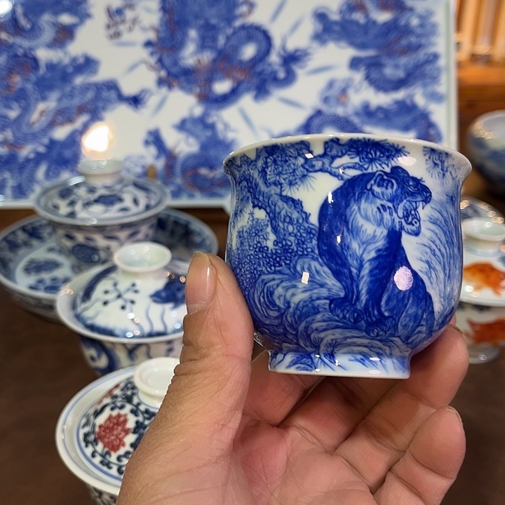 錡镇堂手工手绘杯