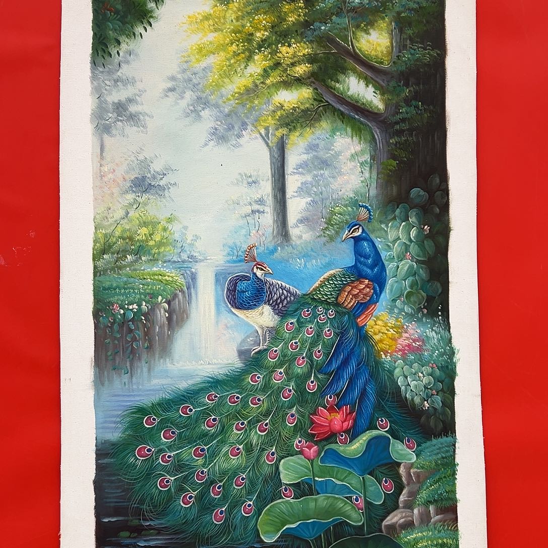 油画二郎展览原作