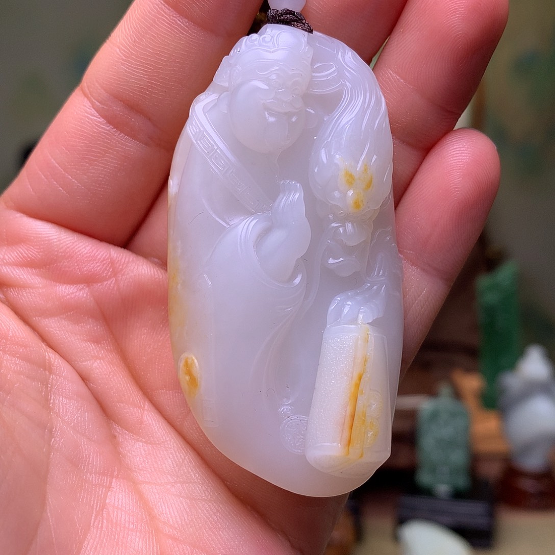 和田玉未镶嵌摆件