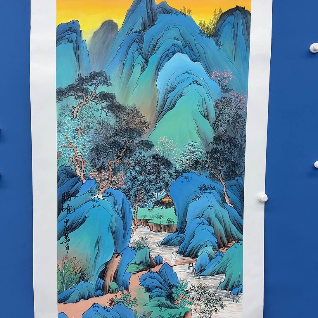 国画多次参加国内外重大