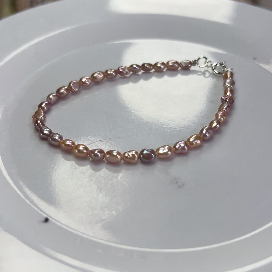 淡水珍珠手绳钛钢