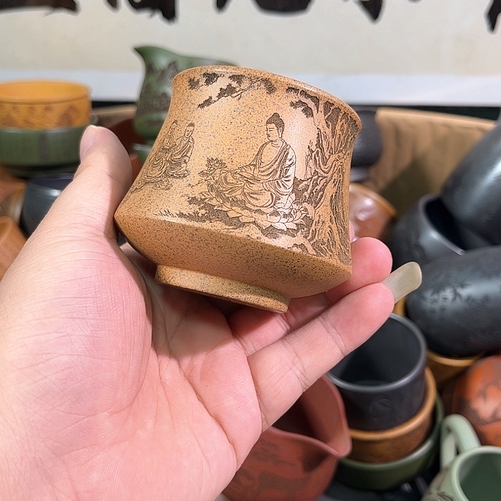 茶杯紫砂全手工紫砂主人杯