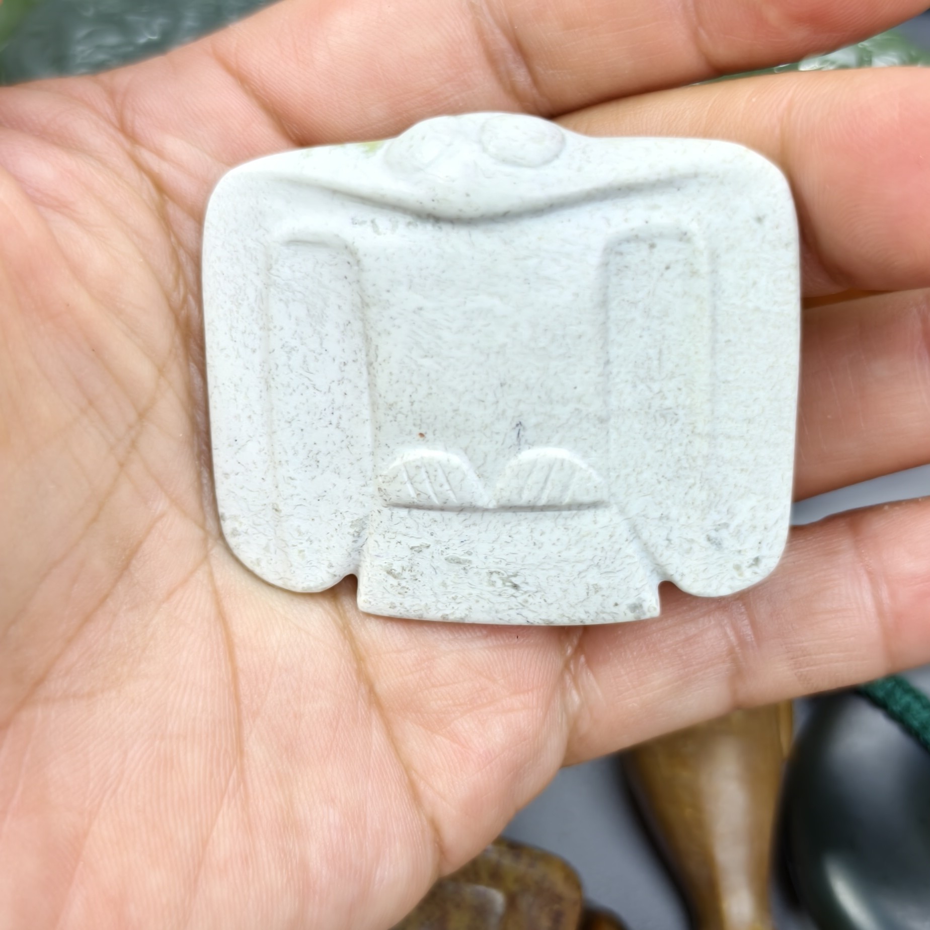 段树林白浆皮笛枭手把件