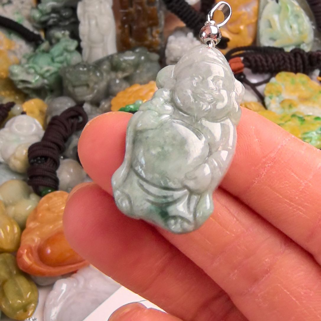 翡翠颈饰未镶嵌吊坠