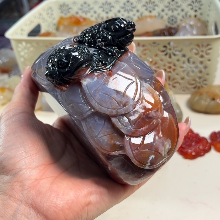未镶嵌吊坠(不含链)玛瑙/玉髓