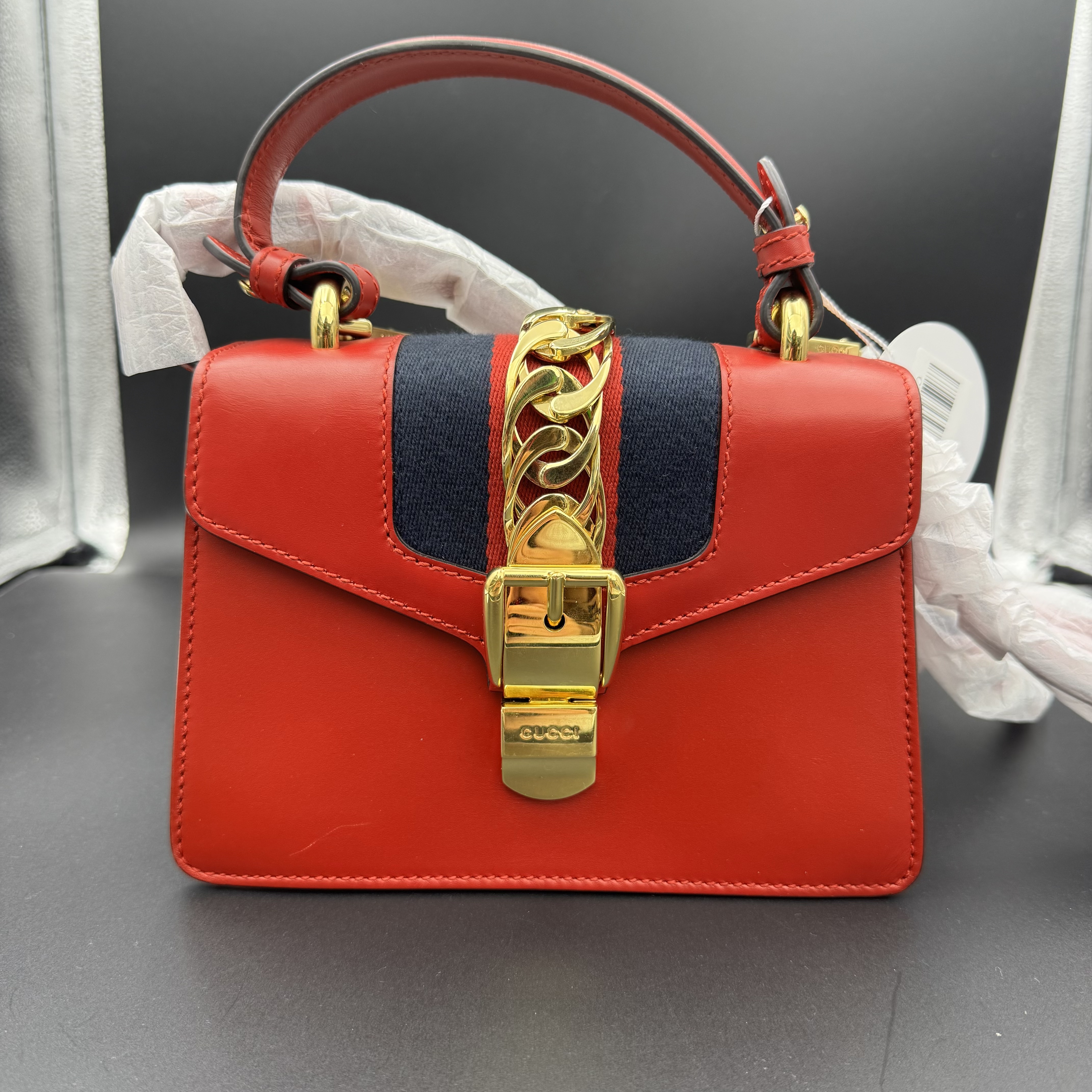 95新 GUCCI/古驰 /KIKI/单肩包/H