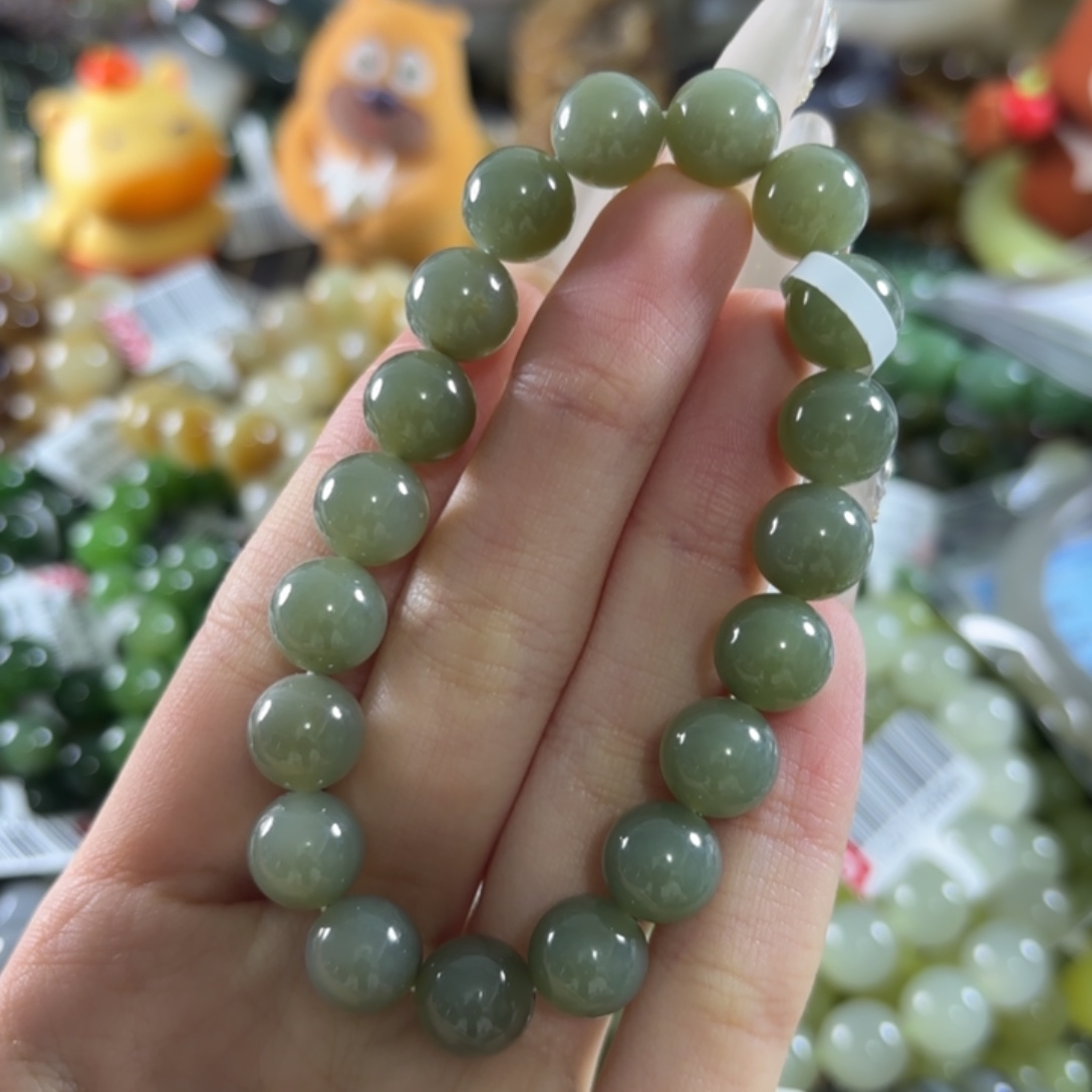 和田玉未镶嵌手链69