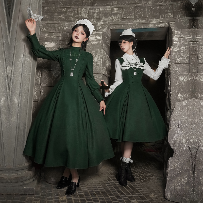 来信与诗·深渊诊疗室 单件｜WP原创副牌哥特刺绣op/jsk双子lo裙秋