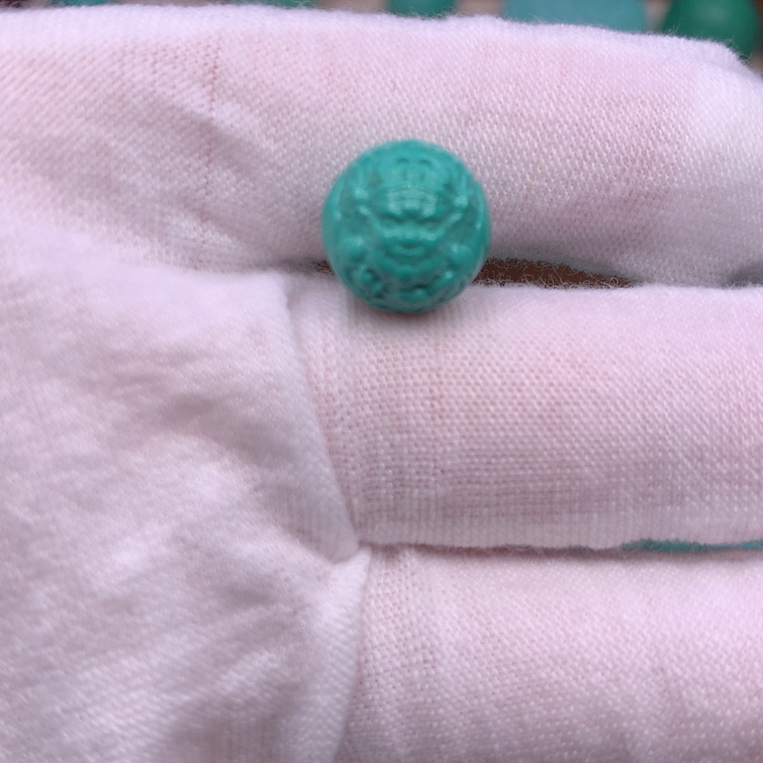 原生态散珠配珠黄财神卡11.6