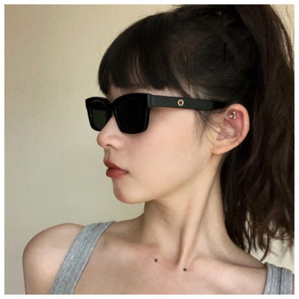 jennie同款眼镜墨镜太阳镜凹造型韩版网红欧美复古女素颜潮