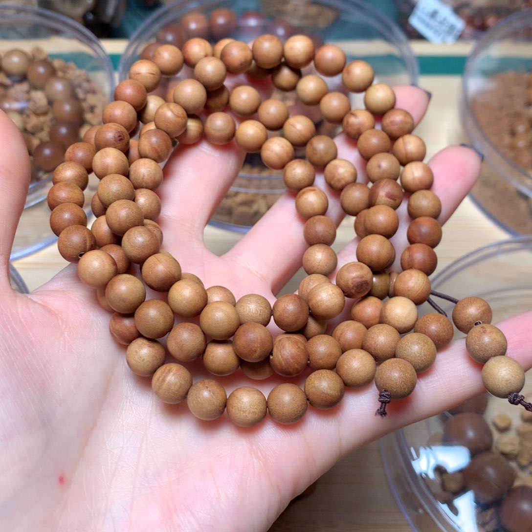 檀香木手串/手链迈索尔老山檀8瑕疵