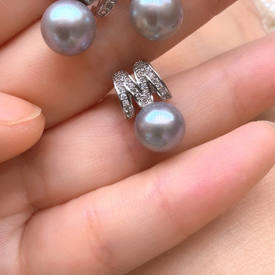 未镶嵌淡水珍珠耳饰