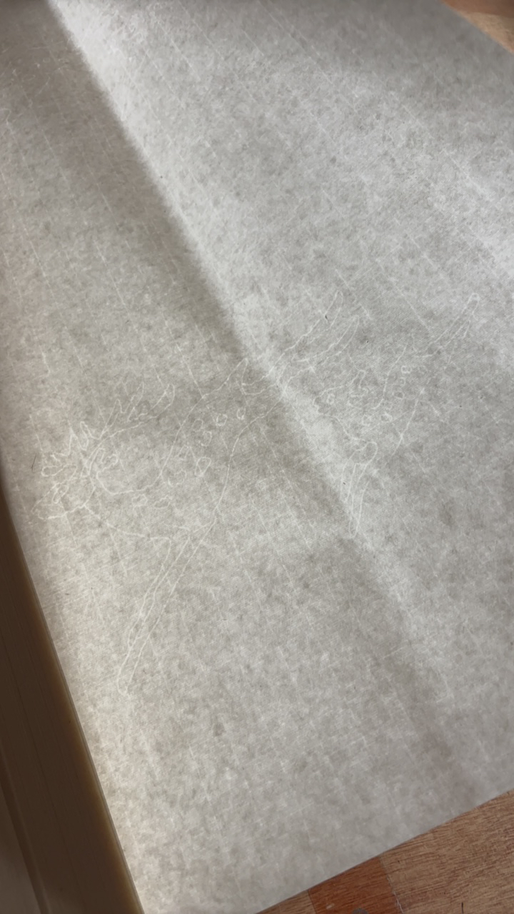 纯手工69✖️138鹿纹半生半熟檀皮宣100张