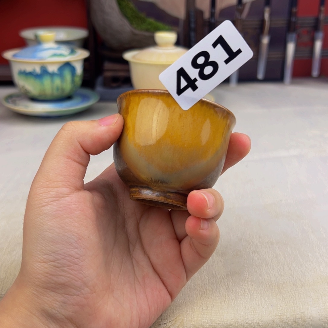 杯纯手工柴烧主人杯