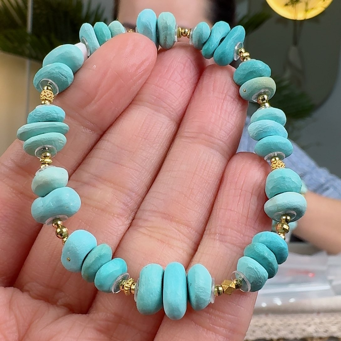 绿松石珠宝奇石未镶嵌