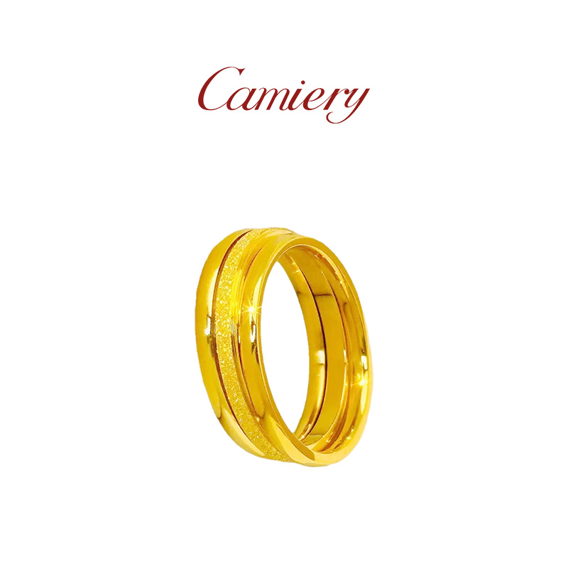 CAMIERY/卡美瑞 时尚轻奢三生三世戒指简约指环精致