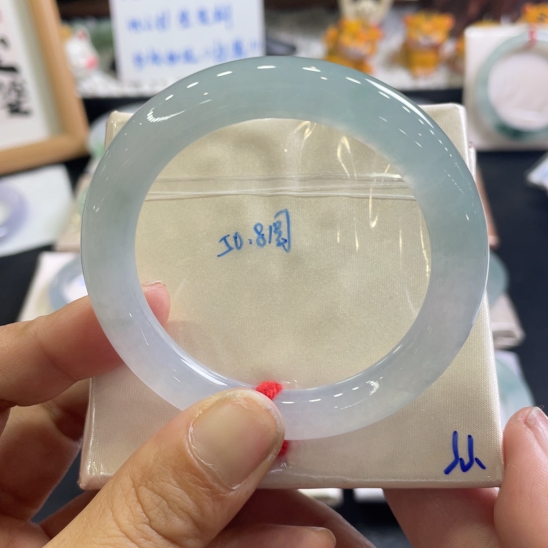 翡翠手镯未镶嵌50.8圆条