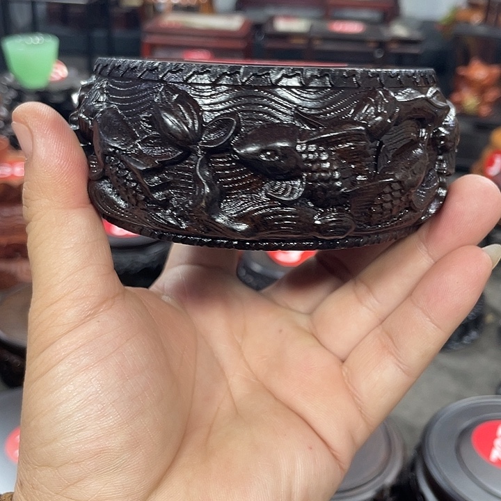 香榧木红木底座工艺品