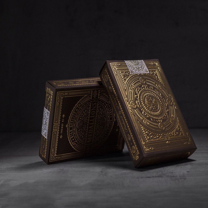 野猪校长美国进口单车 T11勋章魔术花切收藏奢华扑克纸牌