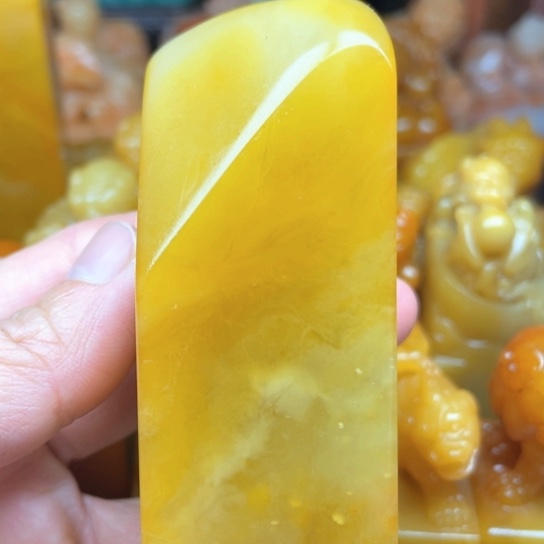 老挝石质地細膩光滑篆刻写字刀感十足