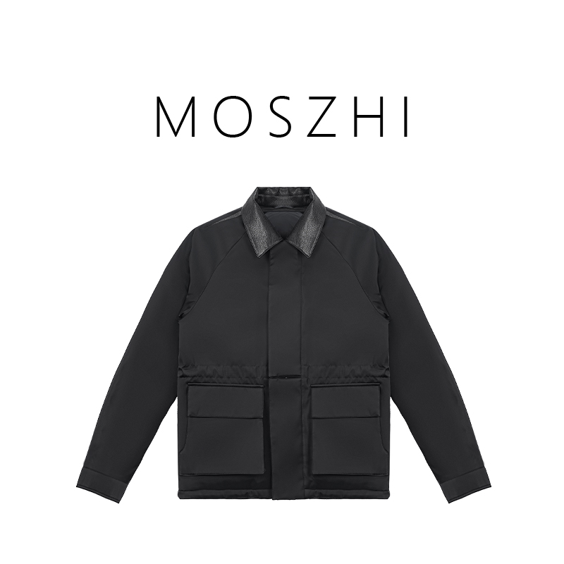 LP男款限定钻石级白鹅绒服运动秋冬季休闲加绒加厚翻领保暖夹克