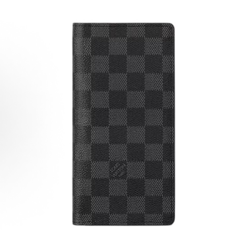95新 LouisVuitton/路易威登 Iv棋盘格对折长款钱包14548183