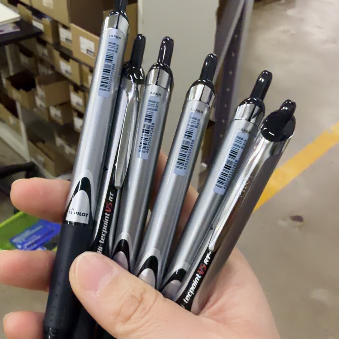 百乐开拓王中性笔6支装