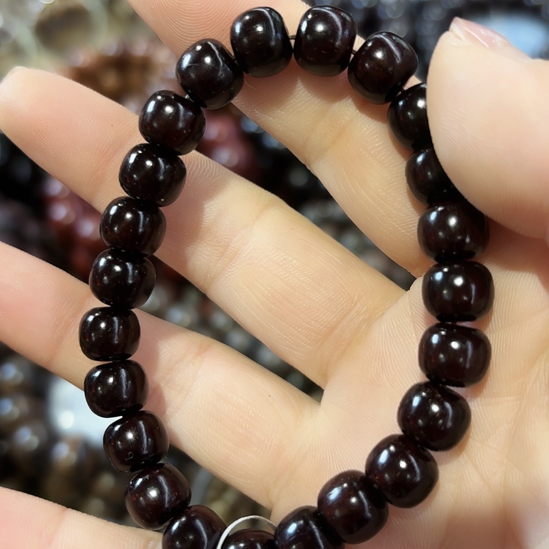 野生老尼料紫檀手串全品