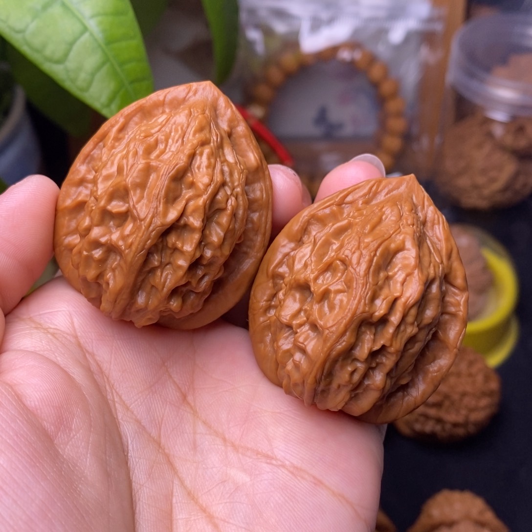 文玩核桃把件39大红袍