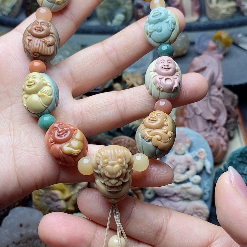 【闪购商品】定制石英质玉手持未镶嵌兰**人