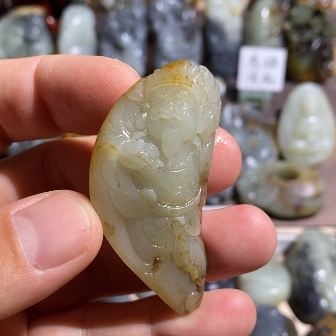 和田玉把件未镶嵌T**P