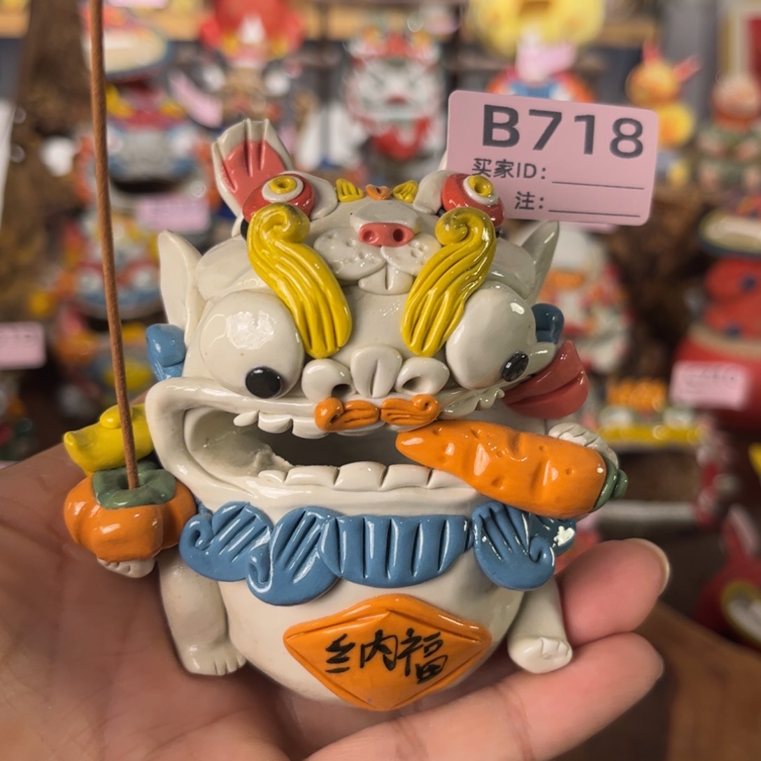泥塑纯手工茶宠摆件