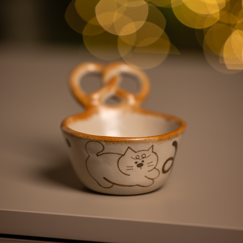 445碱水结面包小猫豆勺马克杯