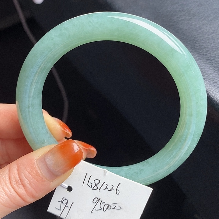 未镶嵌手镯翡翠59圆条13