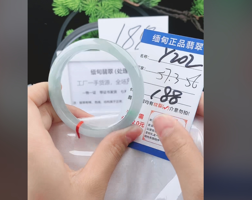 Y202【正品 缅甸翡翠】实物以直播间为准微色差